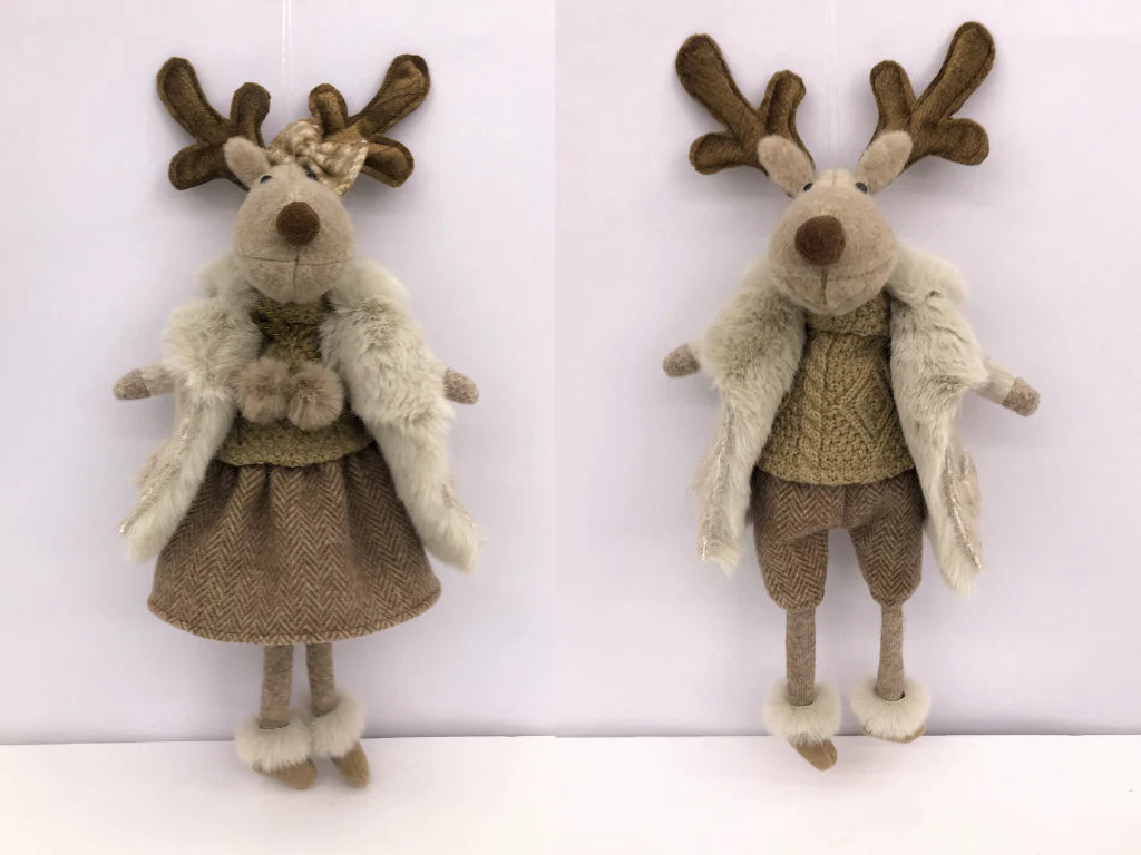 Eland hangend beige/bruin meisje 44 cm