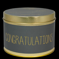 SOJAKAARS BLIKJE ZWART -CONGRATULATIONS