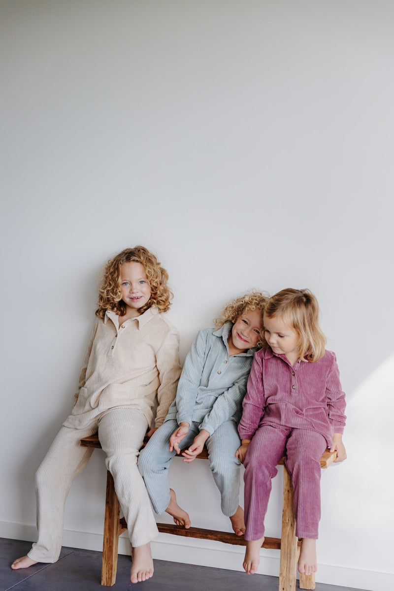 Alice et Maman- Kids Homewear Gloria Velours Mauve