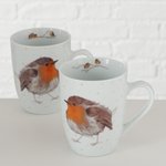 Mok Robin Vogel (3 vogels op tak binnenkant)