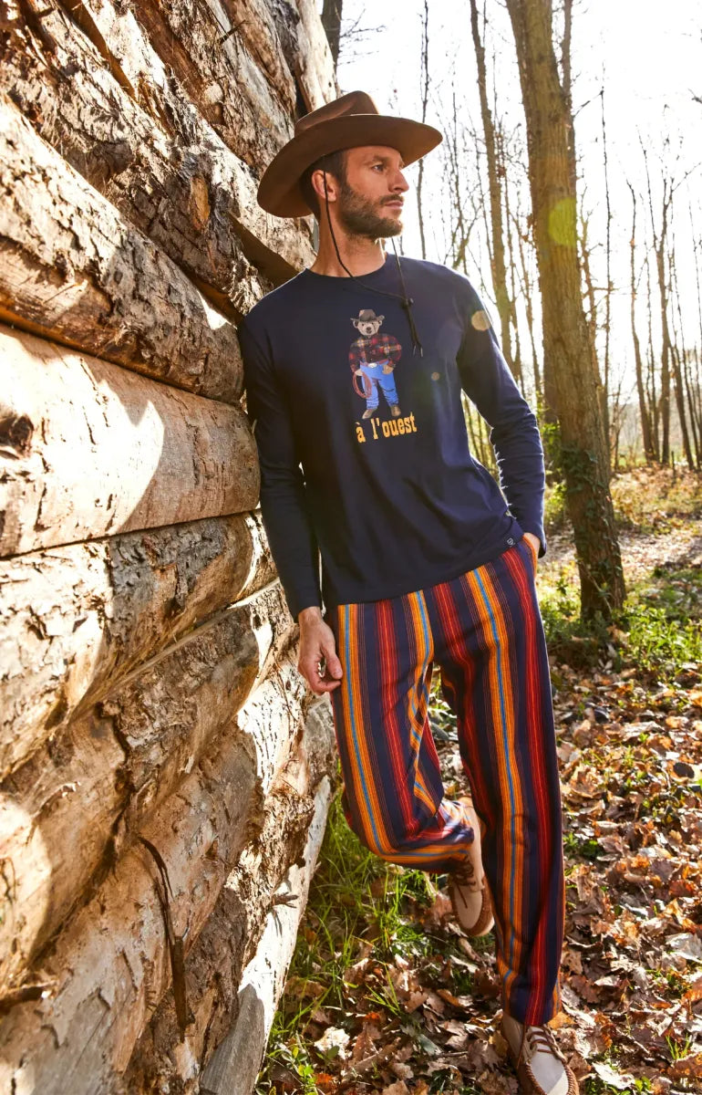 Arthur- Heren Pyjama Lange Mouw Jersey Paul