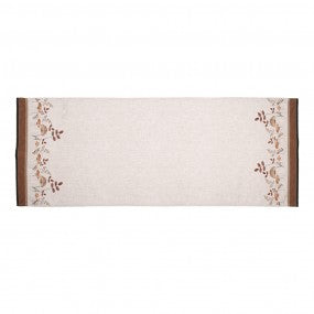 Tafelloper 50x140 cm Beige Bruin Paddestoelen