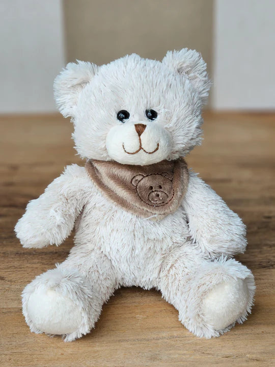 Teddy Beer beige met sjaal 23cm
