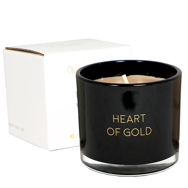 Geurkaars met wens- Armband HEART OF GOLD