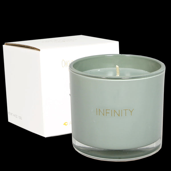Geurkaars met wens- Armband INFINITY