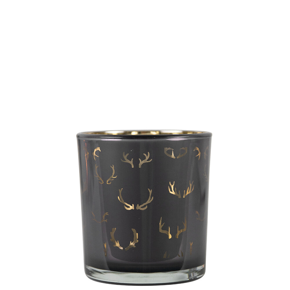 Windlicht Silhouette Gewei Small 8 cm