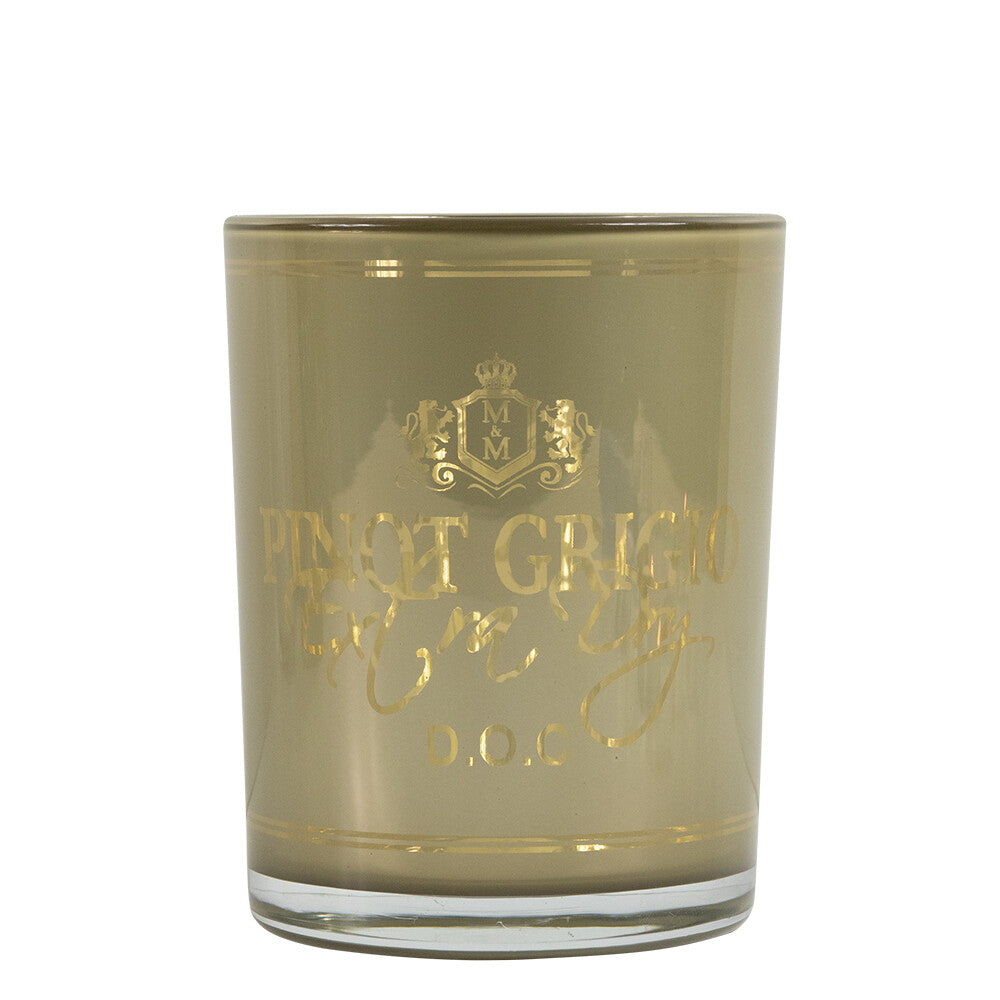 Windlicht Pinot Grigio Taupe Medium 12 cm