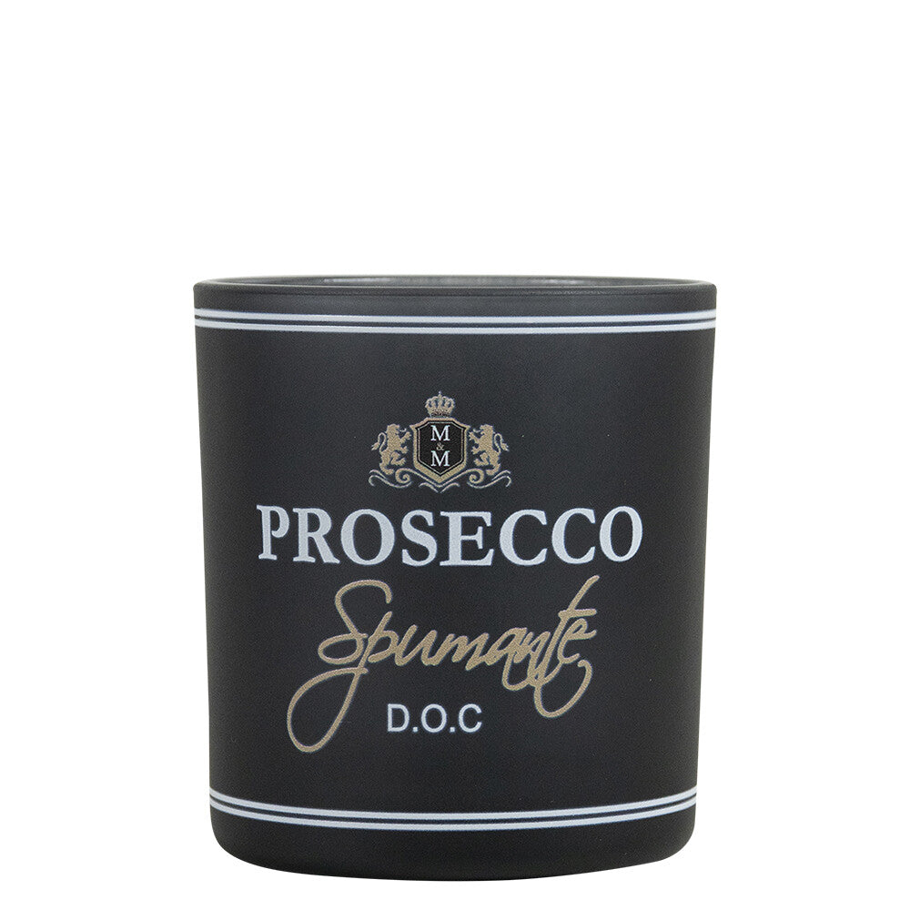 Windlicht Prosecco zwart Small 8 cm