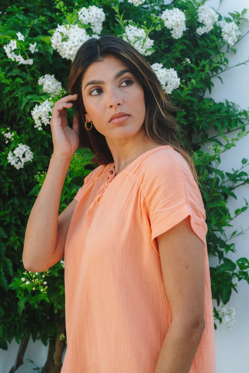 Alice et Maman Dames Nightdress Hera Oranje