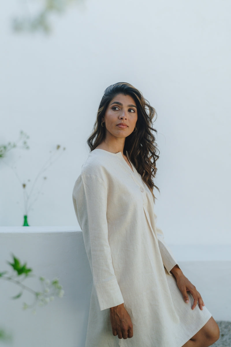 Alice et Maman Dames Hervee Dress Sand
