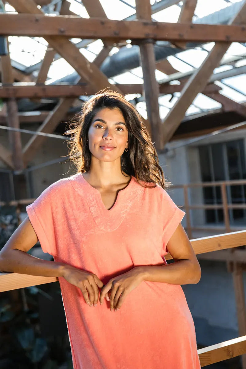 Alice et Maman Dames Dress Bardo Sunset Coral