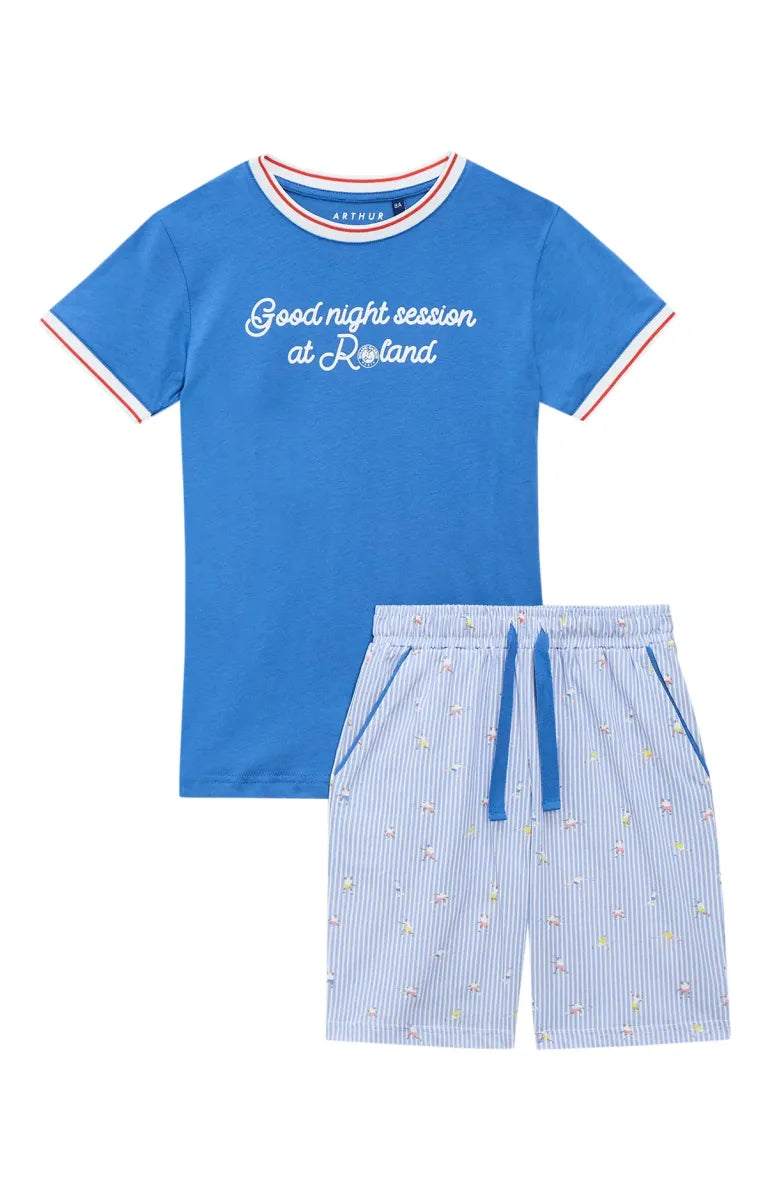 Arthur- Kinderen Pyjama- Tennis Roland Garros Blauw