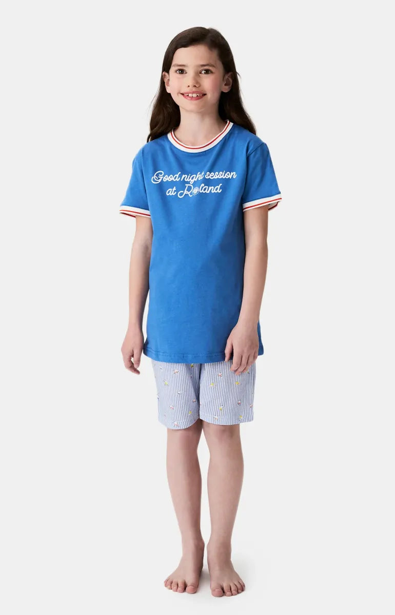 Arthur- Kinderen Pyjama- Tennis Roland Garros Blauw