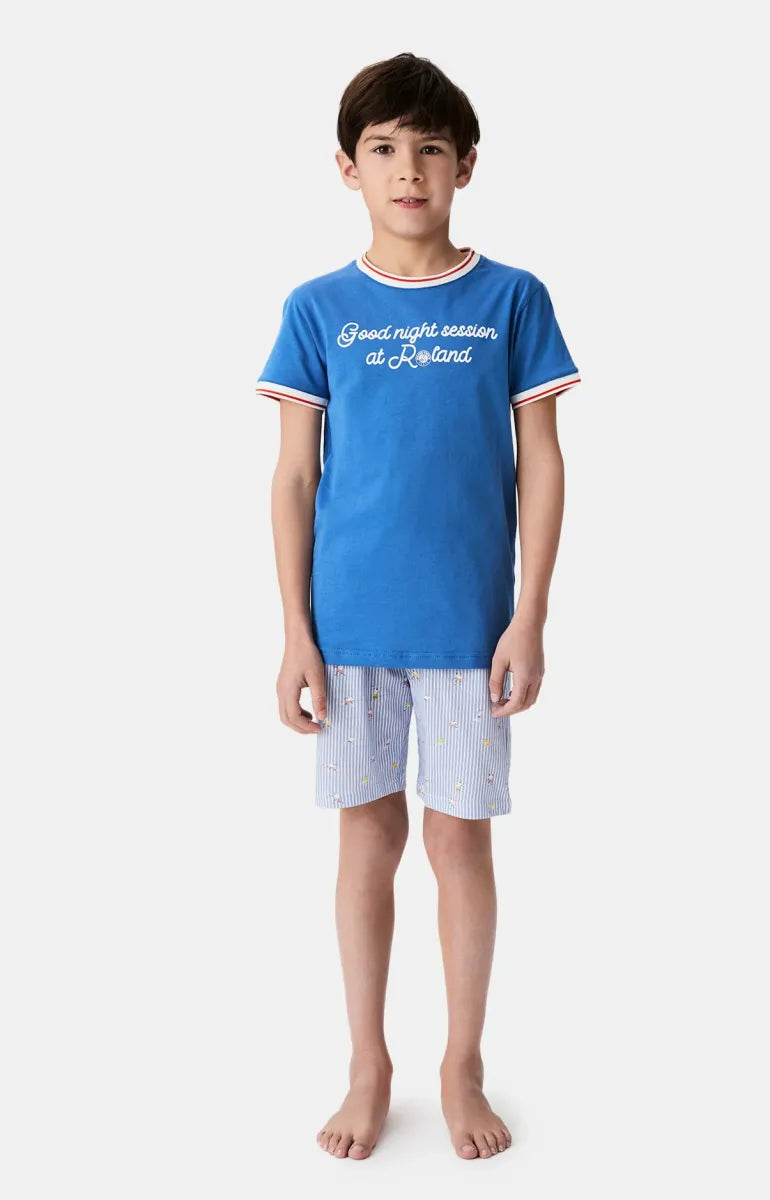 Arthur- Kinderen Pyjama- Tennis Roland Garros Blauw