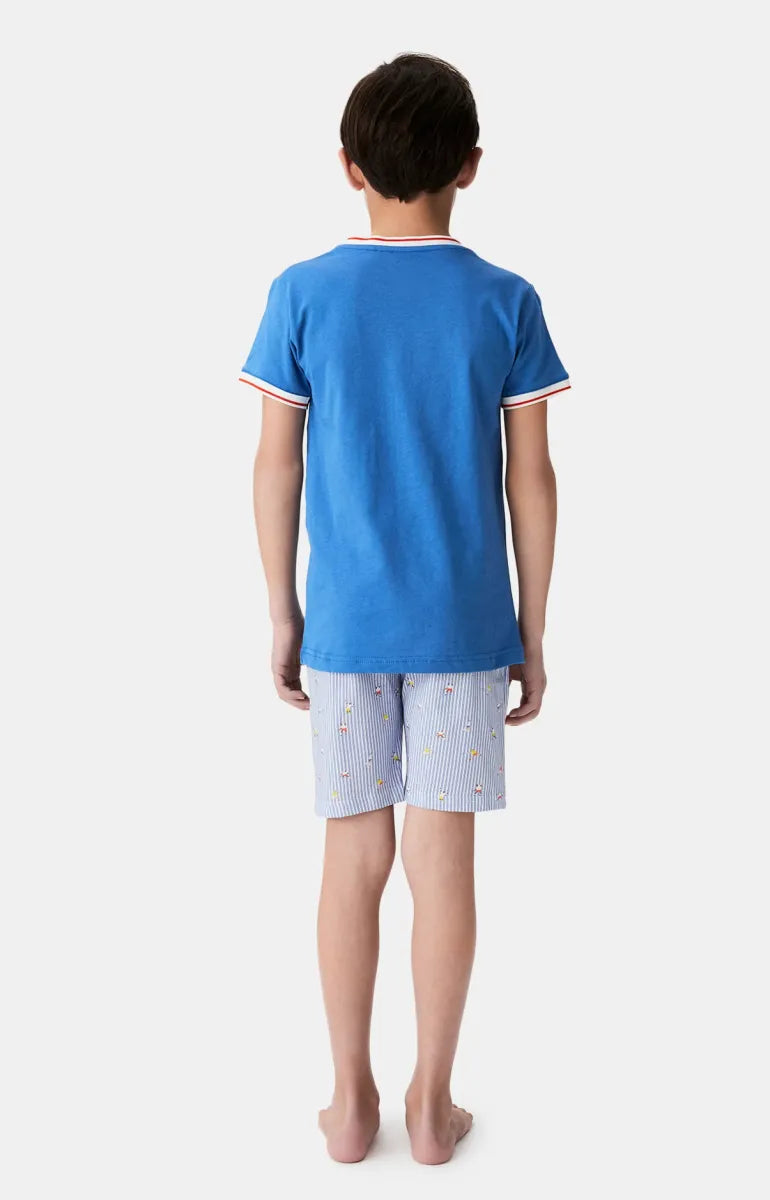 Arthur- Kinderen Pyjama- Tennis Roland Garros Blauw