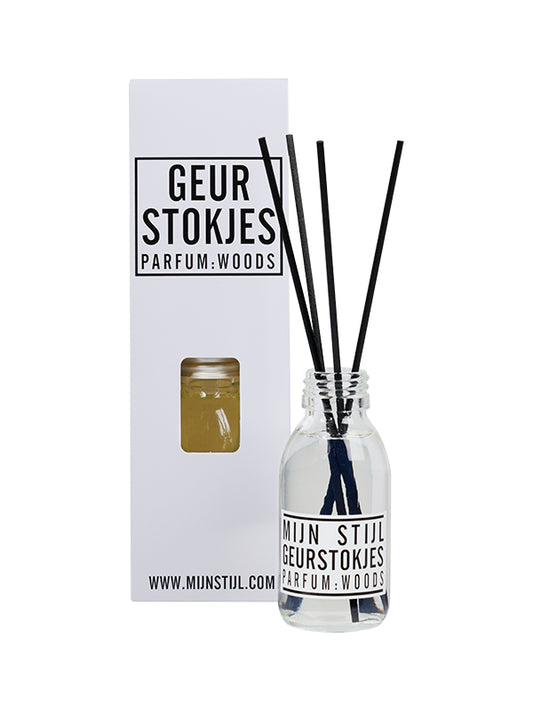 Mijn Stijl-Geurstokjes parfum Woods 100 ml