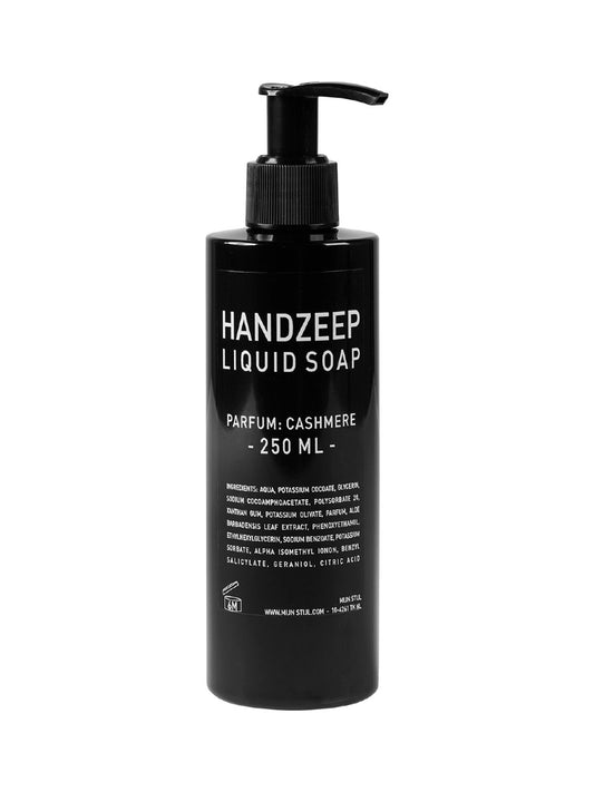 Mijn Stijl-Handzeep- Parfum Cashmere 250 ml (zwarte fles)