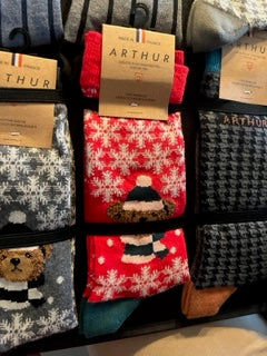 Arthur- Kousen TU teddybeer kerst rood