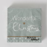 Boltze - Servetten Grace Donkergroen  Wonderful Christmas