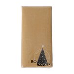 Boltze - Servetten Tanala - Beige met zwarte kerstboom