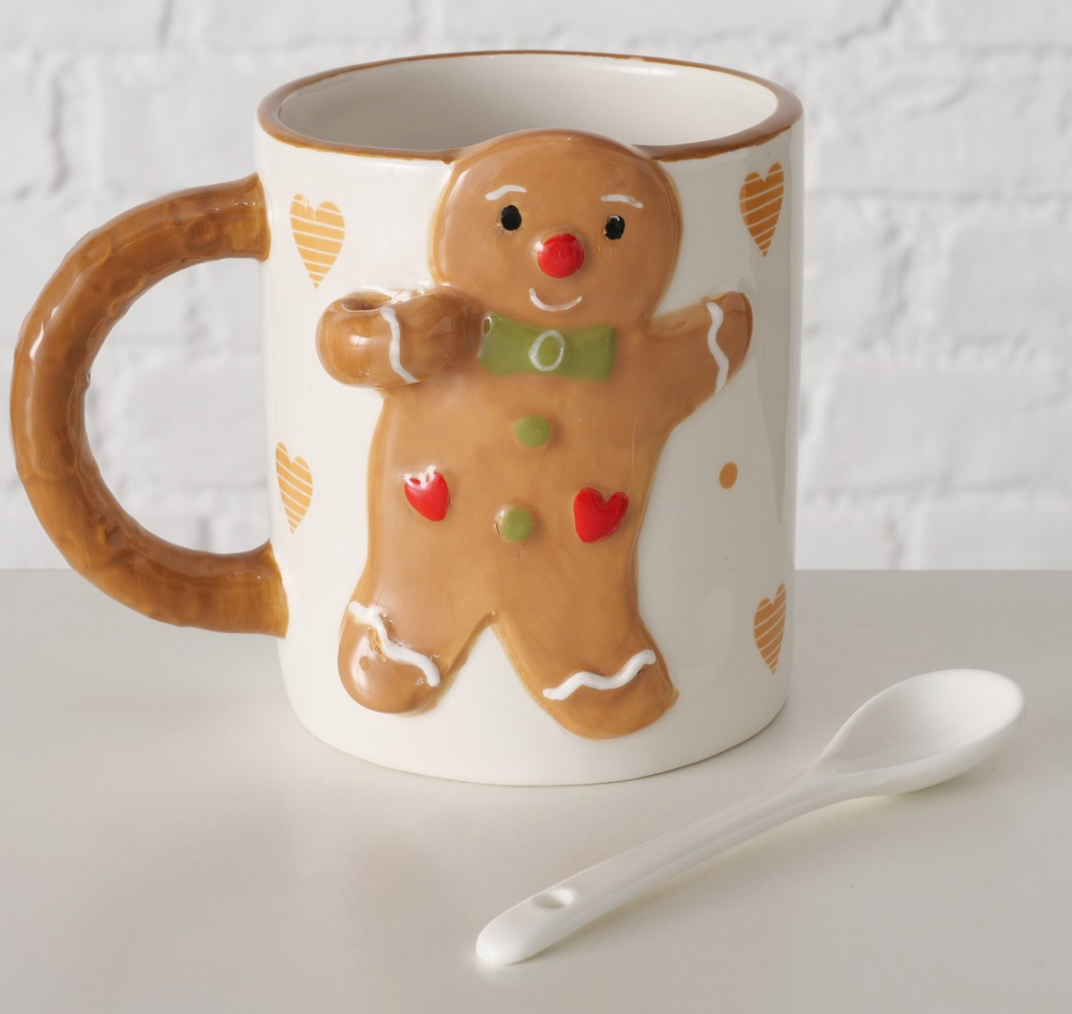 Jumbo Mok Ginger met lepel