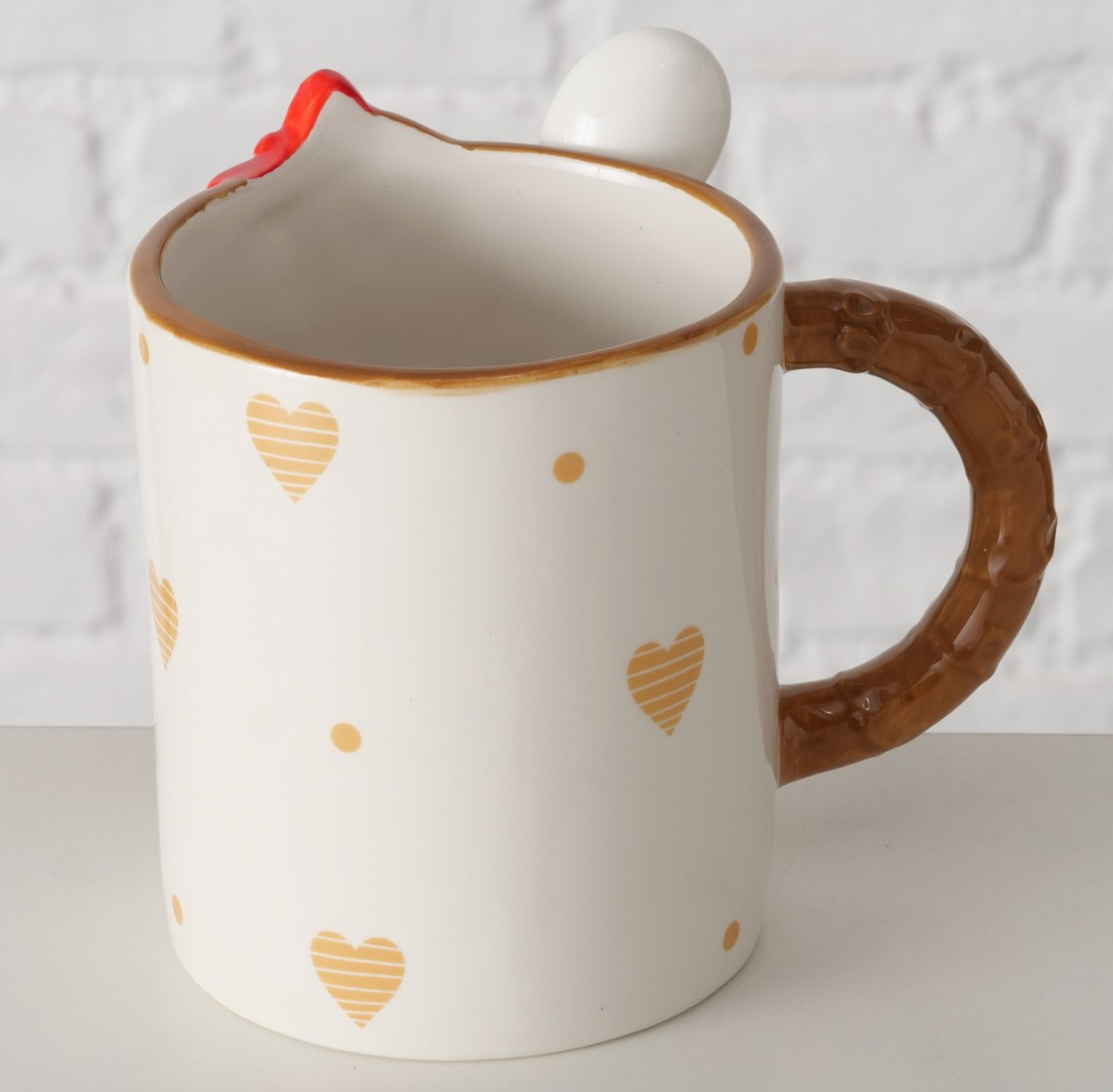 Jumbo Mok Ginger met lepel