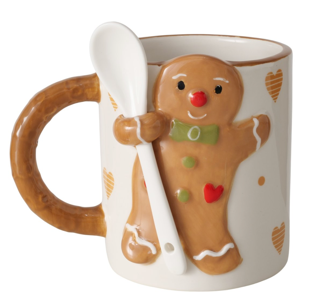 Jumbo Mok Ginger met lepel