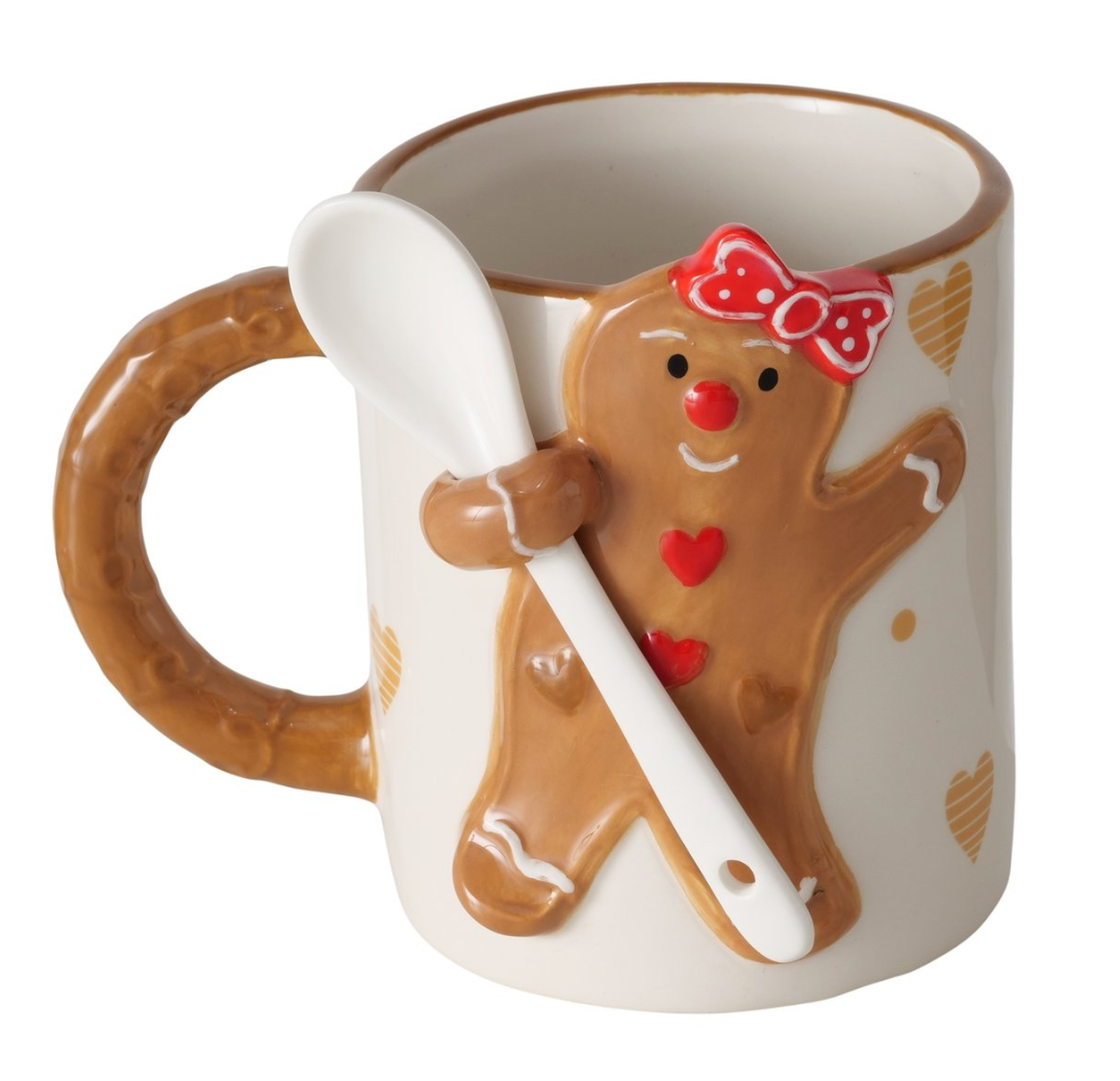 Jumbo Mok Ginger met lepel