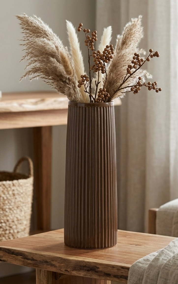 Vaas Marrone Chocoladebruin H 45 cm