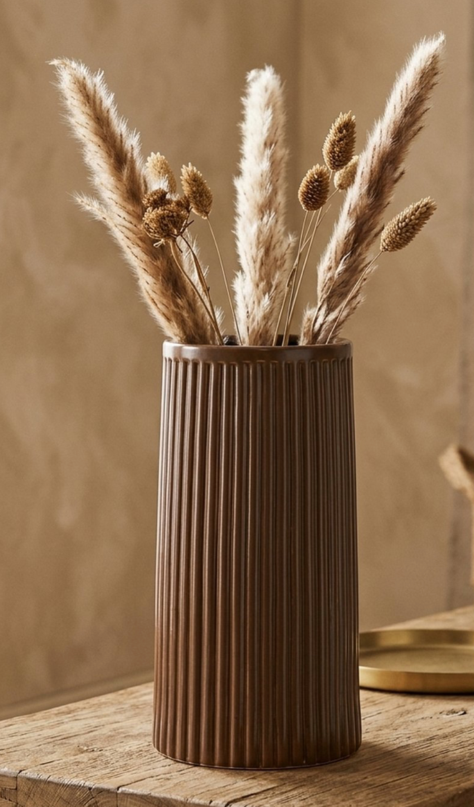 Vaas Marrone Chocoladebruin H 30 cm