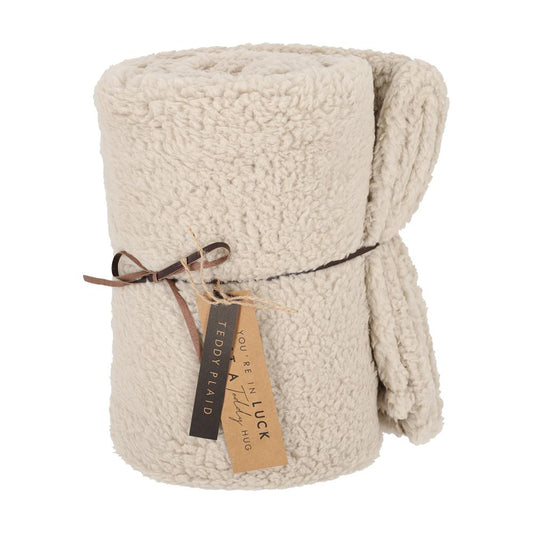 Jens Living Teddy Plaid Taupe