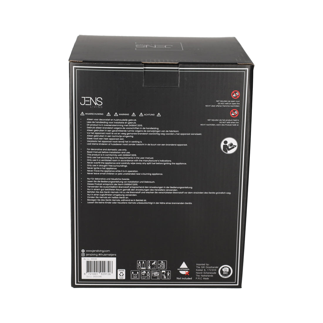 Jens Living- Tafelhaard Zila Zwart