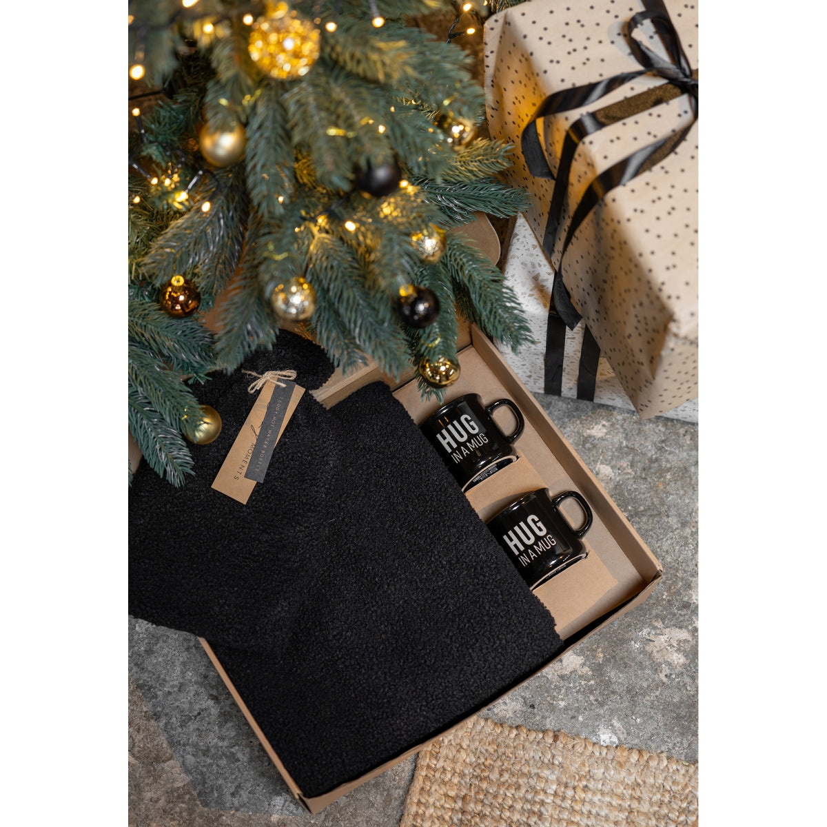 Jens Living -Giftset Hug Black /4st