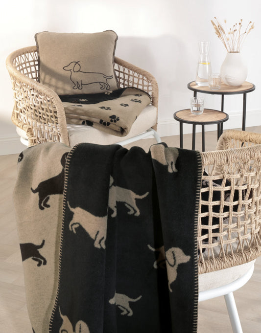 Deken 150/200 We love Dogs Teckels