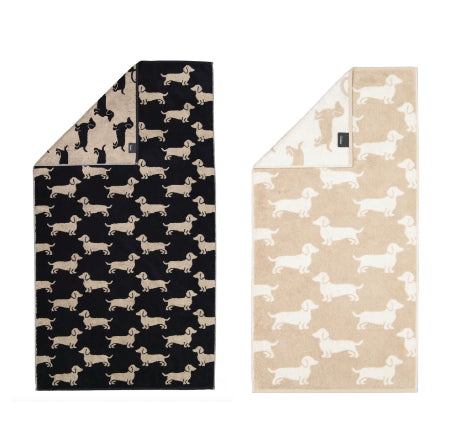 Handdoek 50/100 We love Dogs Teckels
