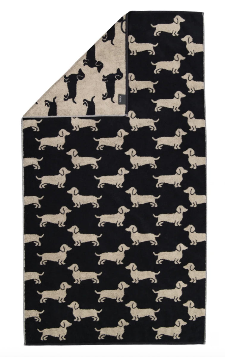 Handdoek 50/100 We love Dogs Teckels