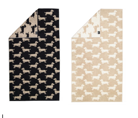 DoucheHanddoek 80/150 We love Dogs Teckels