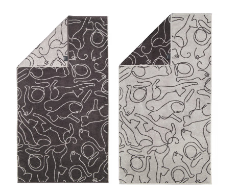 DoucheHanddoek 80/150 Cats print