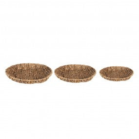 Opbergmand Bruin Rotan Rond Mand Large