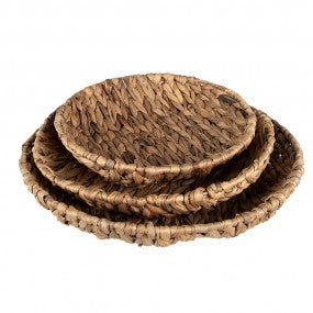 Opbergmand Bruin Rotan Rond Mand Large