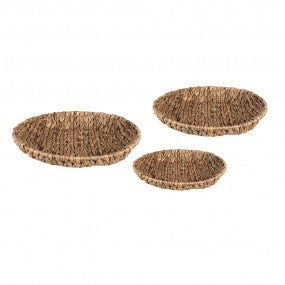 Opbergmand Bruin Rotan Rond Mand Medium