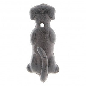 Wandhaak Metaal Hond 5x4x10 cm Bruin Ijzer