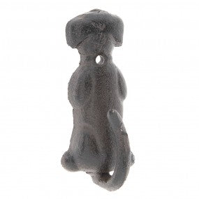 Wandhaak Metaal Hond 5x4x10 cm Bruin Ijzer