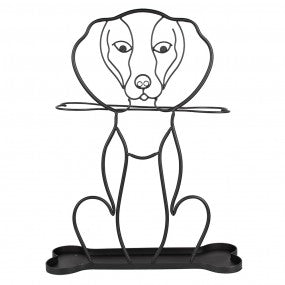 Paraplubak Hond 58 cm Zwart