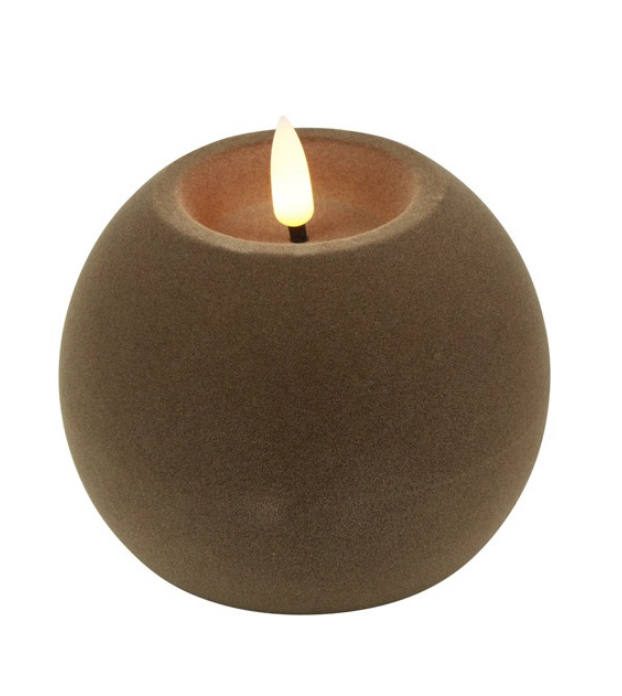LED Bolkaars Velvet Lyon taupe-H8CM