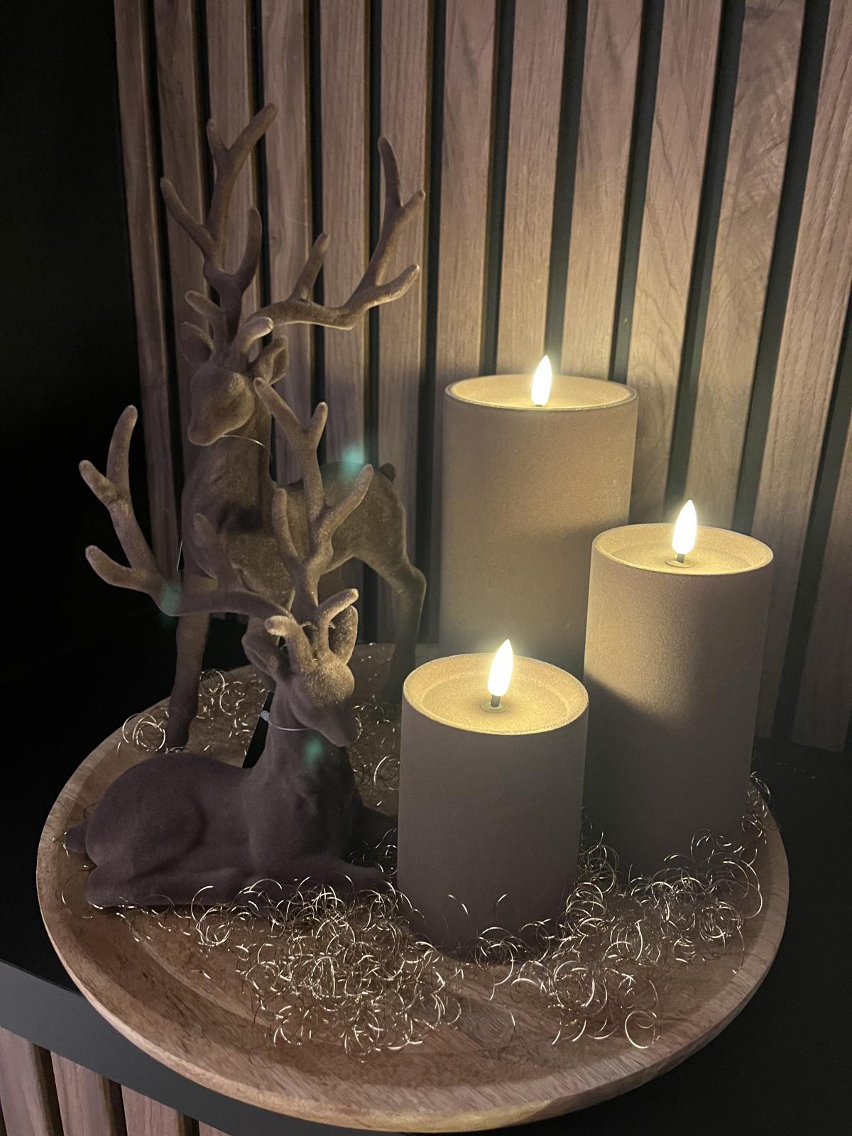 LED Bolkaars Velvet Lyon taupe-H8CM