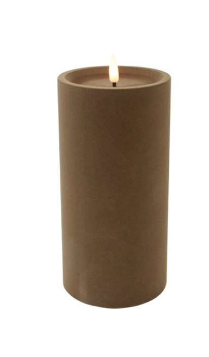 LED Stompkaars Velvet Lyon taupe-H20CM