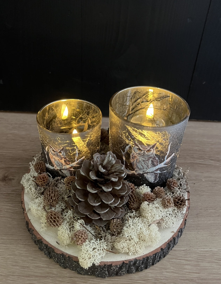 Windlicht Ruby Groot