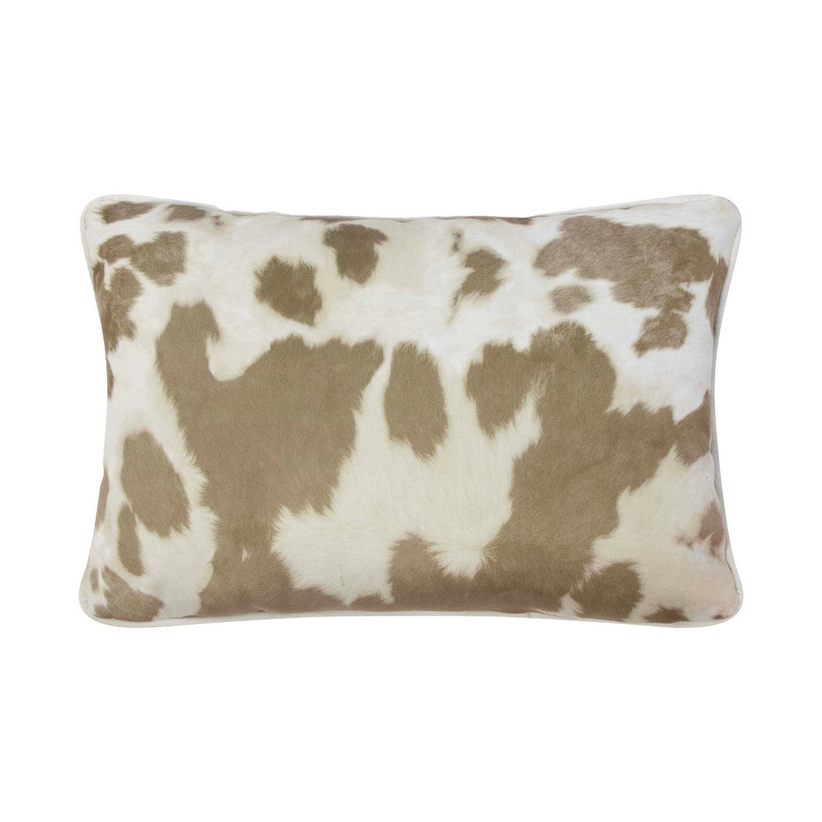 Kussen koe Royal Velvet beige 30x45 cm