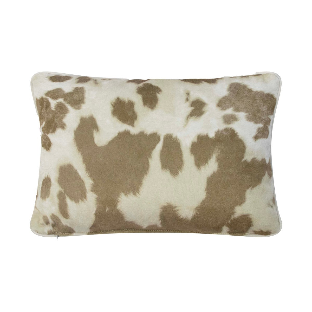 Kussen koe Royal Velvet beige 30x45 cm